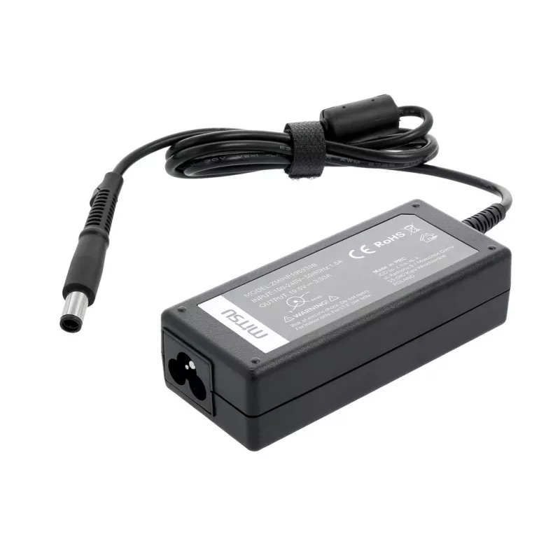 Fuente de alimentación MITSU HP 19,5 V 3,33 A para portátiles — 19,5 V, 3,33 A de salida