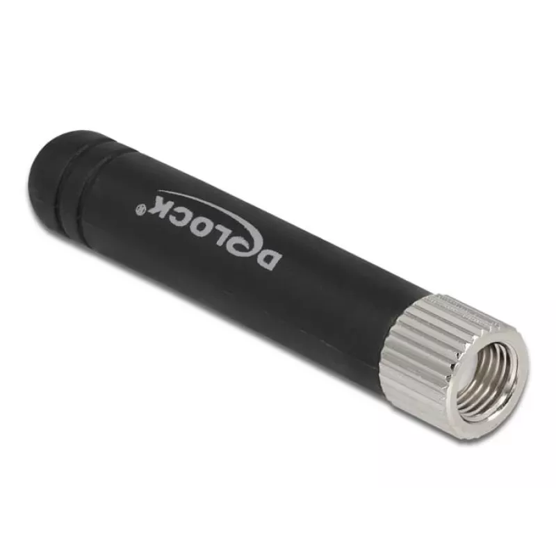 Antena WLAN 802.11 b/g/n DeLOCK RP-SMA conector macho 1,7 - 3,7 dBi negro