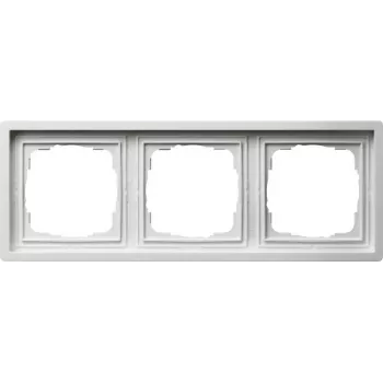 GIRA Marco triple para interruptores (superficie) blanco 0213112 (0213112)