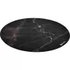 Alfombrilla protectora para sillas Arozzi Zona Round Floor Pad – Negro Marble, alfombrilla protectora redonda para suelos duros y moquetas