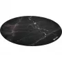 Alfombrilla protectora para sillas Arozzi Zona Round Floor Pad – Negro Marble, alfombrilla protectora redonda para suelos duros y moquetas