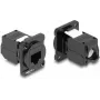 DeLOCK módulo tipo D RJ45 Cat.6 conector hembra a conector hembra LSA negro 87816