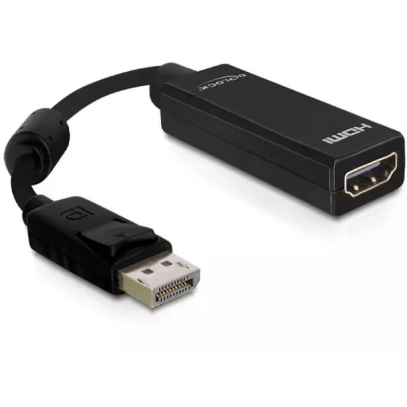 Adaptador de cable de vídeo DELOCK 61849 0,125 m DisplayPort a HDMI