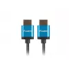 Cable HDMI LANBERG CA-HDMI-22CU-0018-BK 1,8 m — HDMI Type-A a A, HDMI 2.0, 18 Gbit/s, ARC, dorado