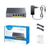 Switch CUDY GS105P 5 puertos Gigabit PoE+ 36W