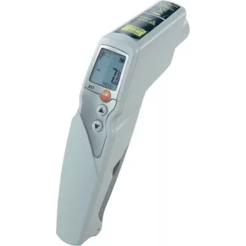 TESTO 831 Termómetro infrarrojo, termómetro IR, óptica 30:1, rango de medición -30 a +210 °C (0560 8316)