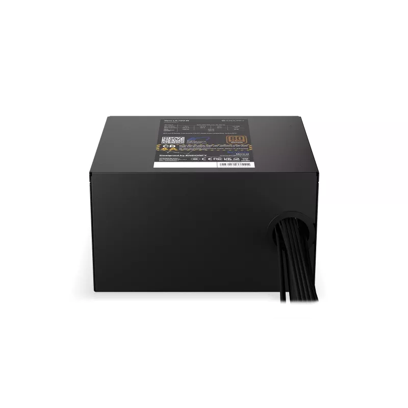 Fuente de alimentación ENDORFY Vero L6 750 W, 24 pines ATX, 80 PLUS Bronze, ventilador de 120 mm, Negro