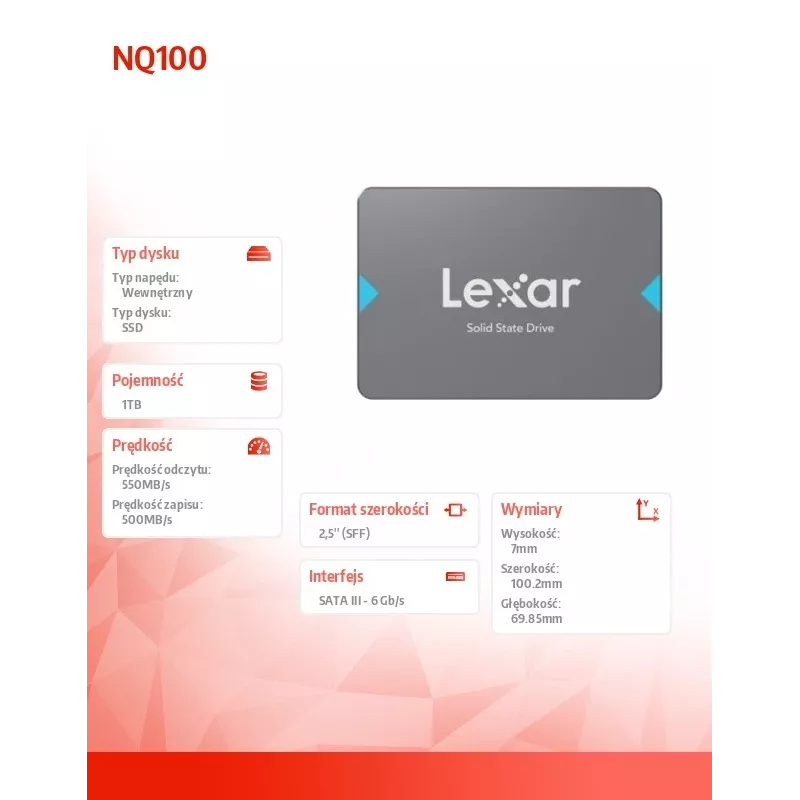 SSD SATA III de 2,5