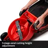 Cortacésped de empuje EINHELL GE-CM 18/30 Li — 18V, 3,0Ah, 30 cm de ancho de corte, cesta de 25 L