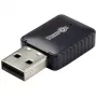 Inter-Tech DMG-07 – inalámbrico – USB – Wi-Fi / Bluetooth – Wi-Fi 5 (802.11ac) – 650 Mbit/s – negro (88888146)