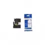 Cinta de etiquetar no laminada Brother – 9 mm, negro/blanco