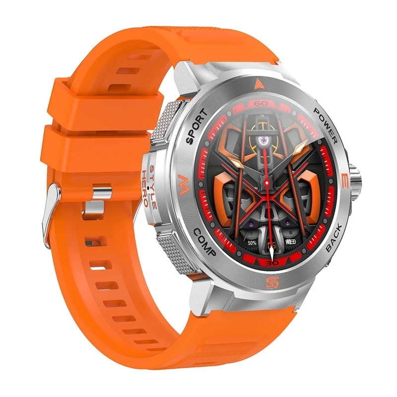 Smartwatch BlitzWolf BW-AT5 naranja con Bluetooth y medidor de frecuencia cardíaca