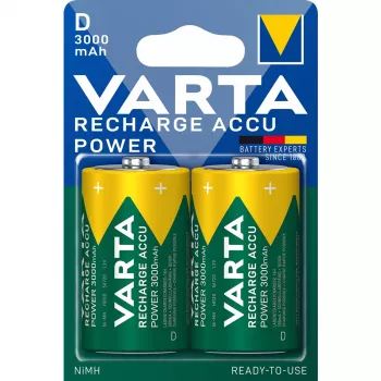 Batería Varta VARTA RPA Ni-MH D (Mono) 3000mAh 1,2V / blíster de 2 (56720 101 402)