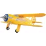 Avión RC Amewi AMXFlight Beech D17s 3D/6G RTF — amarillo, modelo listo para volar