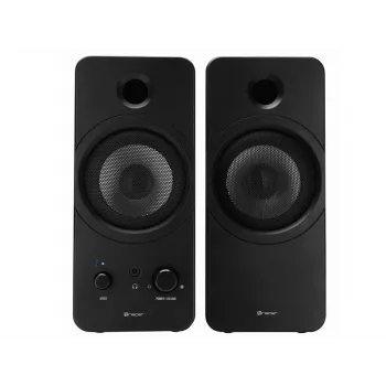 Altavoces de escritorio 2.0 TRACER Mark 12 W, alimentación USB, Bluetooth, 2 vías, 2 altavoces, negro