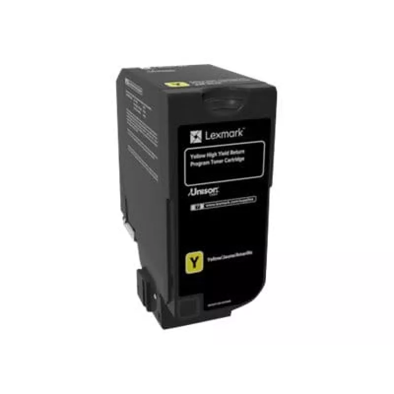 Lexmark - Alto rendimiento - Amarillo - Original - Cartucho de tóner LCCP, LRP - para Lexmark CX725de, CX725dhe, CX725dthe (84C2HY0)