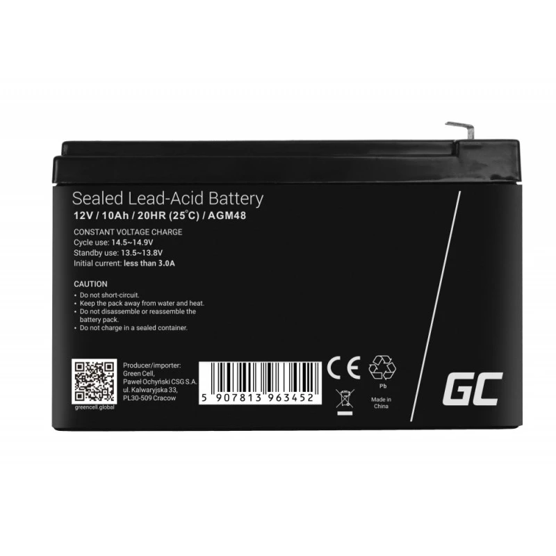 Batería SAI Green Cell AGM48 de plomo-ácido (VRLA) 12 V 10 Ah