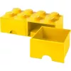 Cajón de almacenamiento LEGO Brick 8 — amarillo (modelo 40061732) cajón de almacenamiento para ladrillos y piezas pequeñas