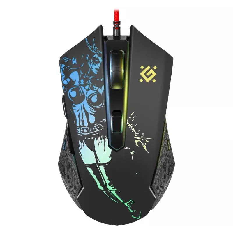 Ratón gaming óptico con cable DEFENDER GM-933 SIN'SISTER 7200dpi 6P RGB