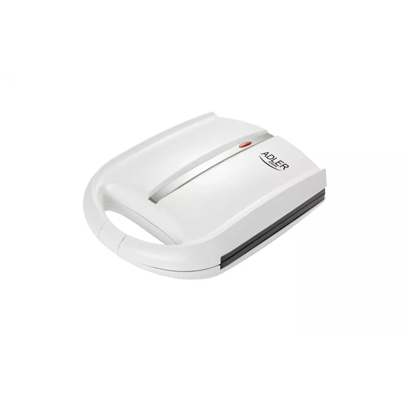 Gofrera Adler AD 3039 — 24 gofres, 1600 W, blanca, antiadherente, asas que no se calientan