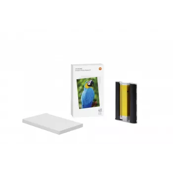 Papel fotográfico Xiaomi BHR6757GL, blanco, 40 hojas