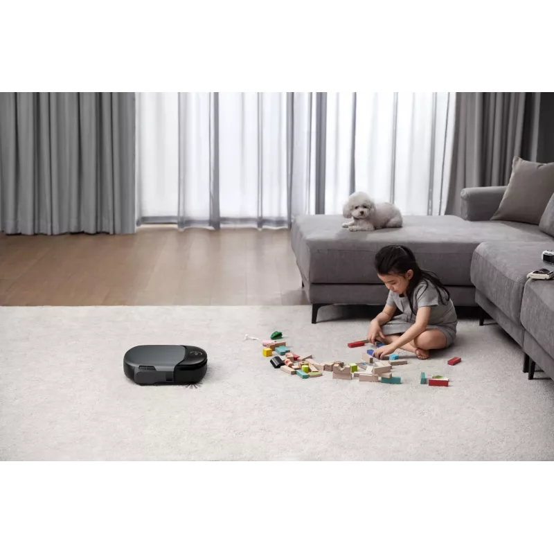 Anker Eufy | Robot aspirador con estación todo en uno | Omni S1 | Limpieza en húmedo y en seco | Duración de funcionamiento (máx.) 216 min | 4600 mAh | 8000 Pa | Gris