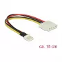 Cable de alimentación interno DeLOCK 85456 0,15 m Floppy a Molex