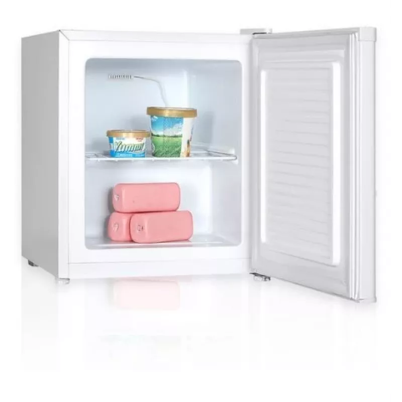 MPM 46-ZS-01B congelador, 34 l, de libre instalación, puerta reversible, 41 dB, clase energética E, blanco