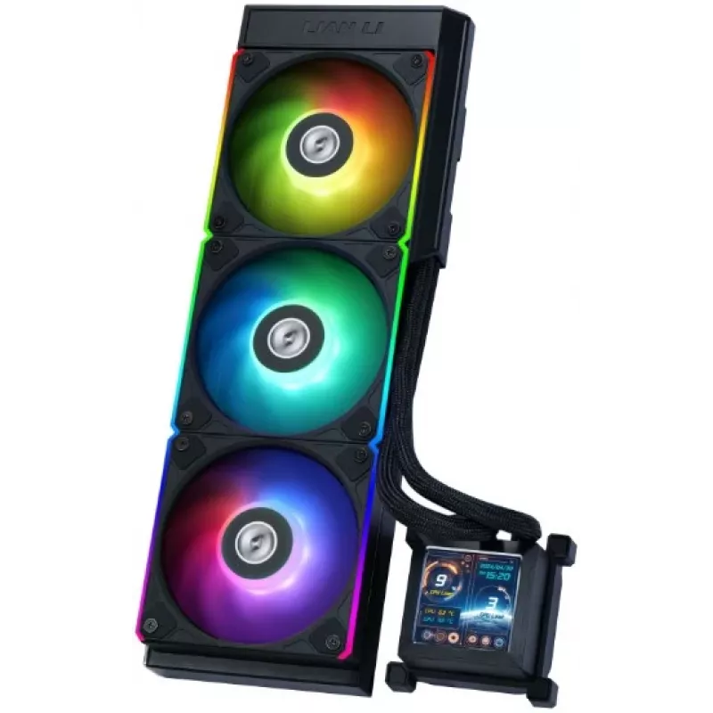 Refrigeración líquida todo en uno Lian Li HydroShift LCD 360S 12 cm Negro