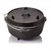 Petromax Olla de fuego ft6 con patas, 5,7 L, hierro fundido, negro