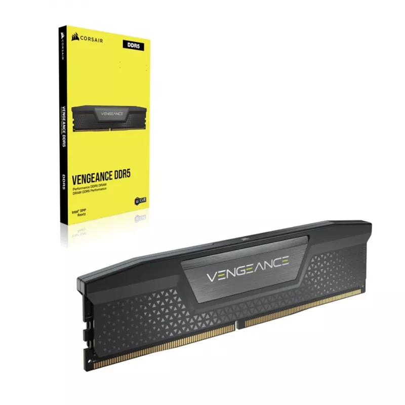 Corsair Vengeance, DDR5-5200, Intel XMP 3.0, CL38 - 96 GB Dual-Kit, Negro
