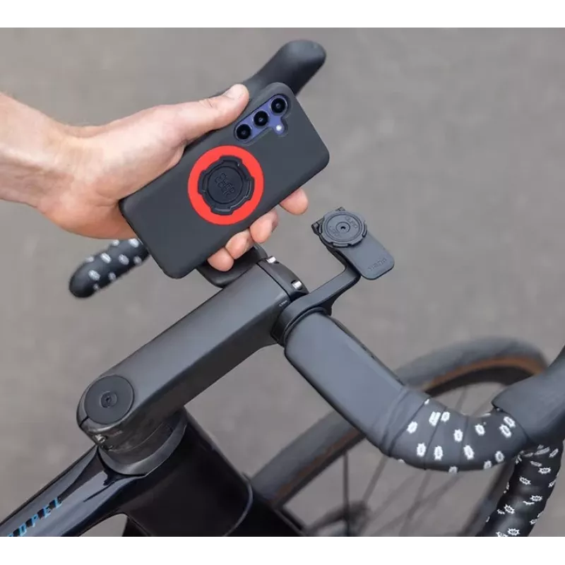 Soporte para manillar de bicicleta Quad Lock, negro