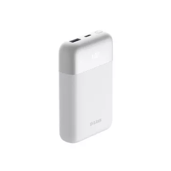 Batería externa D-Link 10000mAh, 10000 mAh, blanca
