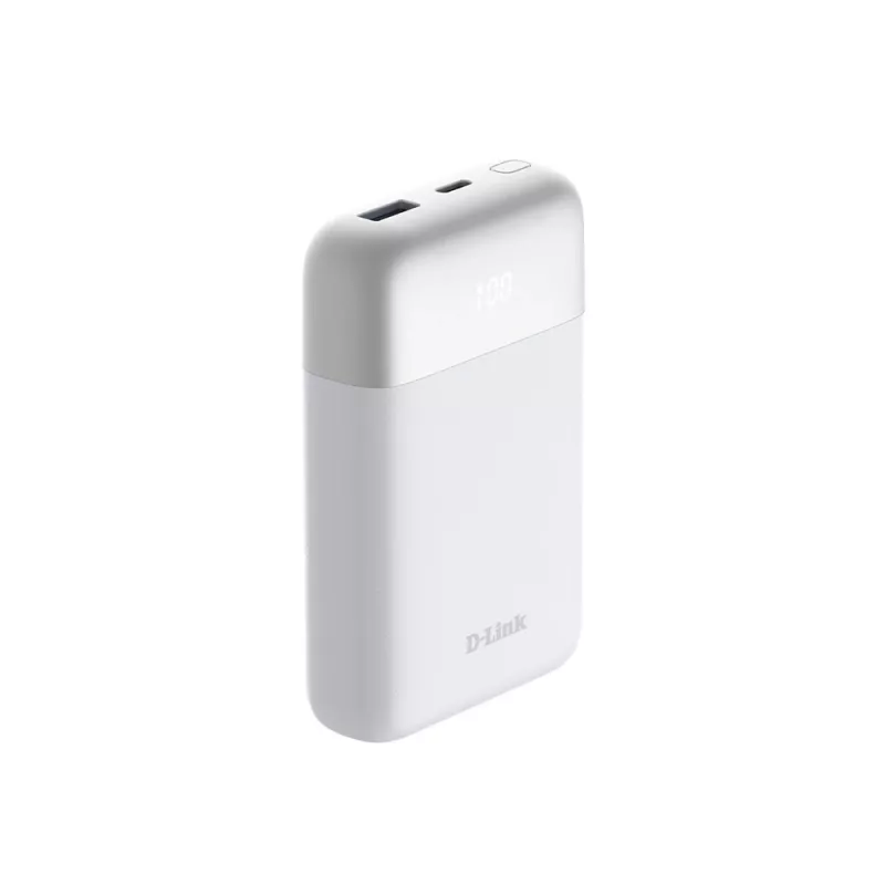 Batería externa D-Link 10000mAh, 10000 mAh, blanca