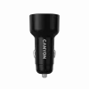 Cargador de coche CANYON OnDrive 60 PD 60W 2xUSB-C — 60W de potencia, 2 puertos USB-C, negro