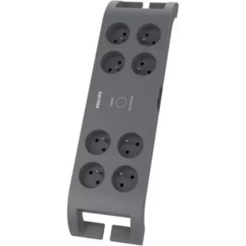 Protector contra sobretensiones Philips SPN3180A/60 — 8 tomas, cable de 2,0 m