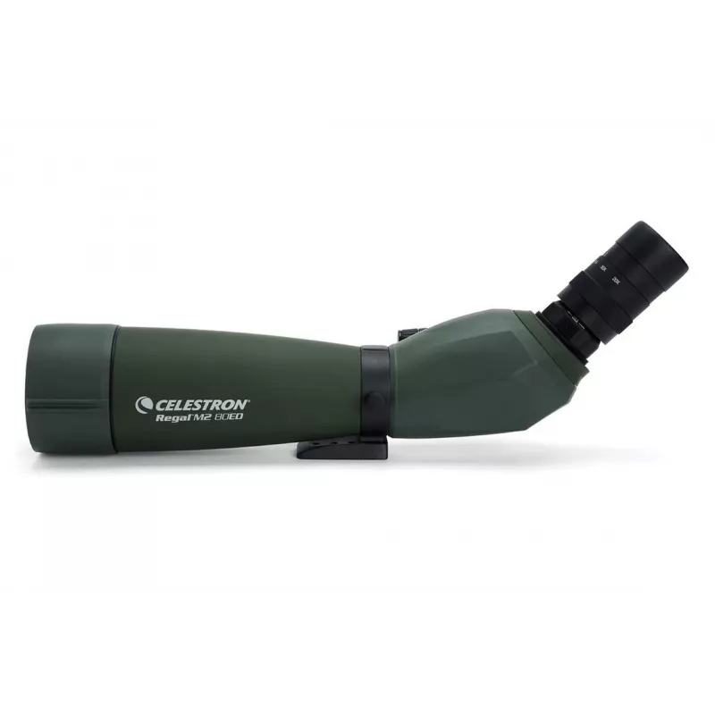 Catalejo Celestron Regal M2 80ED 60x BaK-4 Negro, Verde