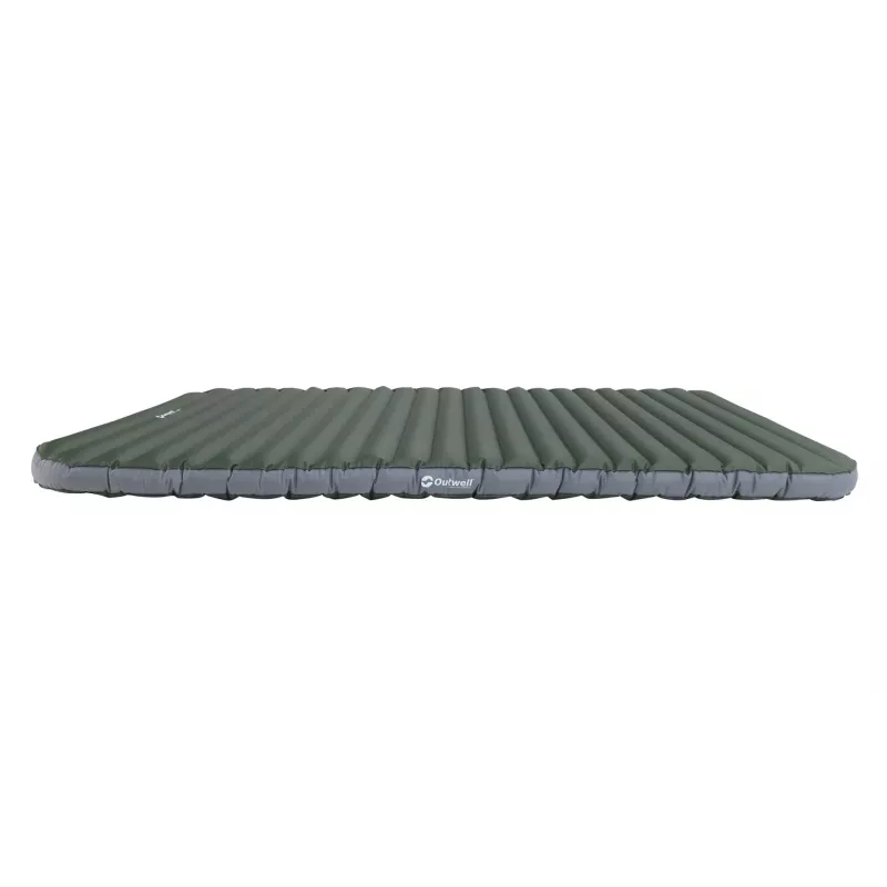 Colchón hinchable doble Outwell 400124 — 1200×1950×110 mm, poliéster/PVC, verde