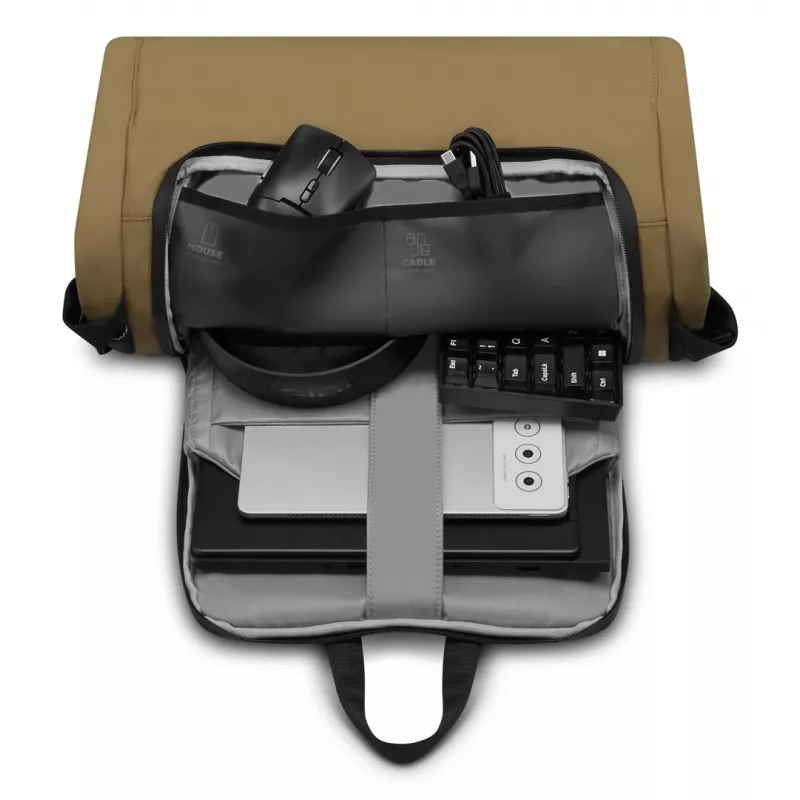 Mochila para portátil Lenovo GX41U39298 para portátiles de 40,6 cm (16 inch), nailon/poliéster, 25 L, negro/amarillo