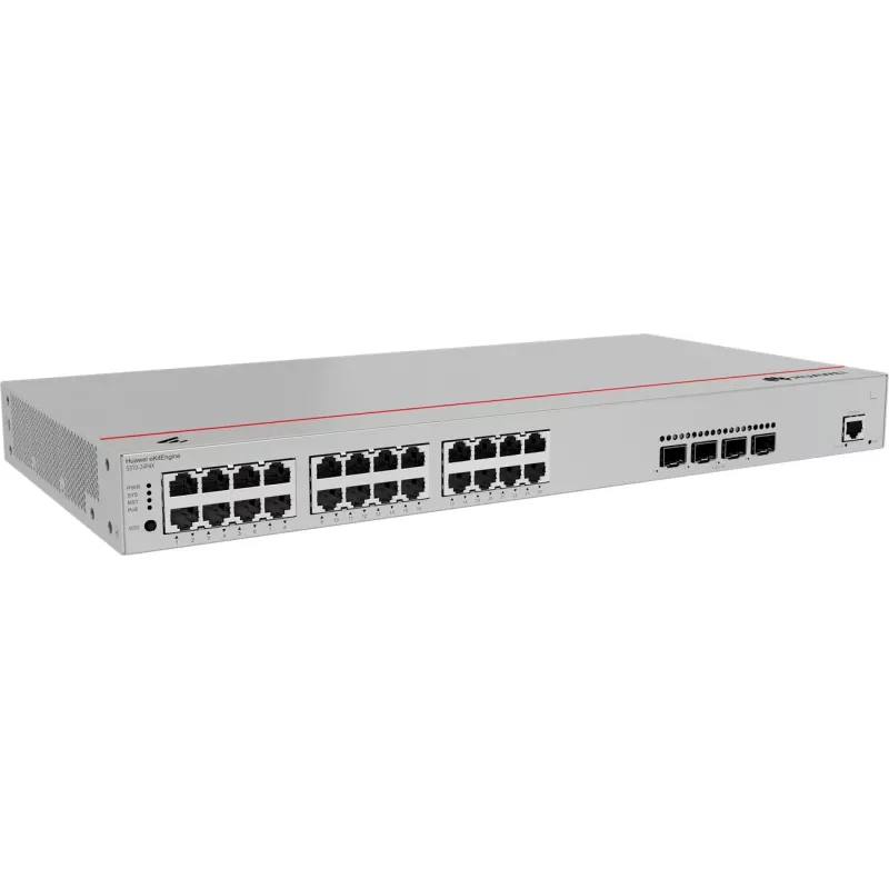 Huawei S310-24P4X switch Gigabit PoE Smart, 4x SFP+ 24x PoE, 4x SFP+, montaje en rack
