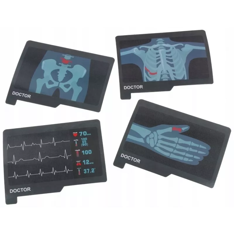 Extralink Toys set de juego interactivo de médico, carrito médico grande de juguete