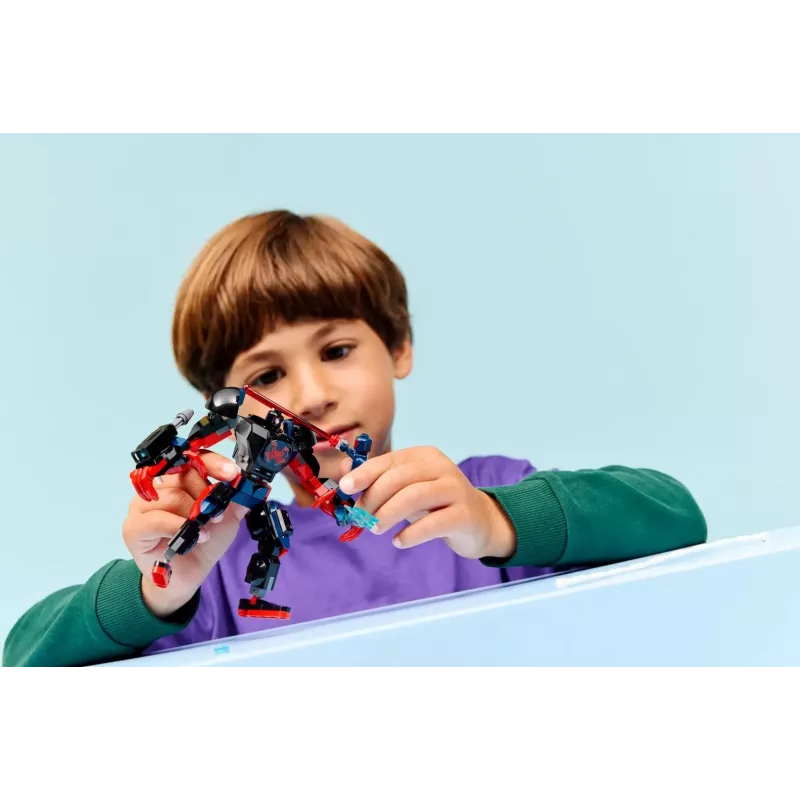 LEGO MARVEL 76337 Mech de Miles Morales vs. Spider-Man 2099
