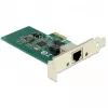 DeLock tarjeta PCI Express > 1 x Gigabit LAN - adaptador de red - PCIe 2.1 perfil bajo - Gigabit Ethernet