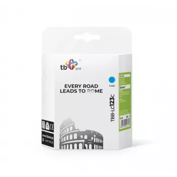 Cartucho de tinta compatible con Brother LC123C 100% nuevo