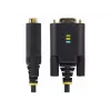 StarTech.com cable adaptador de 13ft (4m) de 2 puertos USB a serie, tornillos/tuercas DB9 reemplazables, retención de COM, USB-A a DB9 RS232, FTDI, protección ESD de nivel 4, Windows/macOS/ChromeOS/Linux – construcción robusta en TPE