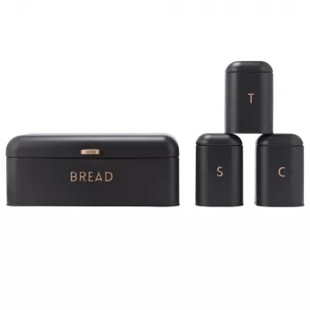 Set de recipientes para encimera Salter BW13731EU7 4 piezas antracita – set de recipientes de cocina para encimera