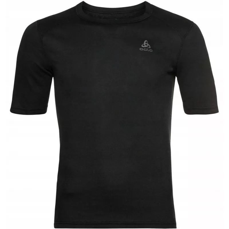 Camiseta Odlo BL TOP Crew-Neck s/s ACTIVE WARM ECO hombre, talla M, negra