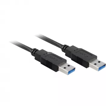 Cable USB 3.0 SuperSpeed Goobay Wentronic, Negro, 3 m - conector macho USB 3.0 (Type A) > conector macho USB 3.0 (Type A) (93929)