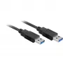 Cable USB 3.0 SuperSpeed Goobay Wentronic, Negro, 3 m - conector macho USB 3.0 (tipo A) > conector macho USB 3.0 (tipo A) (93929)