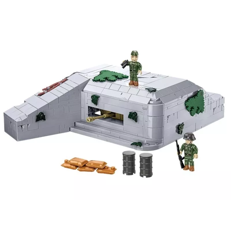 Set de construcción Cobi Deutscher Bunker Regelbau 667/642 Modelo COBI-3136 – set de bloques detallado